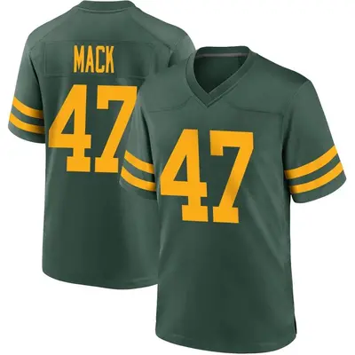 Men's Game Alize Mack Green Bay Packers Green Alternate Jersey