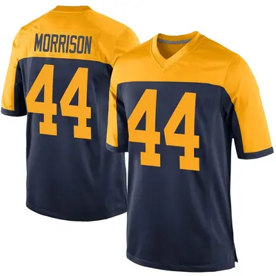 Men's Game Antonio Morrison Green Bay Packers Navy Alternate Jersey