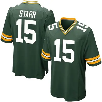Men's Game Bart Starr Green Bay Packers Green Team Color Jersey