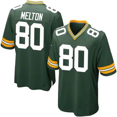 Men's Game Bo Melton Green Bay Packers Green Team Color Jersey