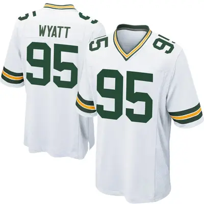 Men's Game Devonte Wyatt Green Bay Packers White Jersey