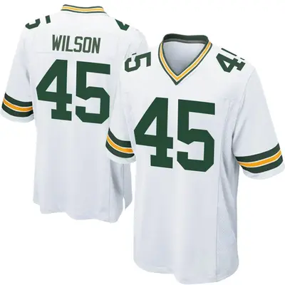 Men's Game Eric Wilson Green Bay Packers White Jersey