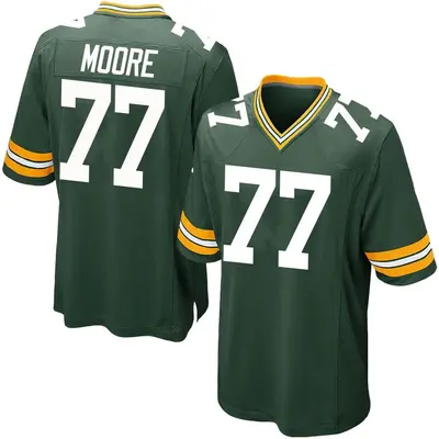 Men's Game George Moore Green Bay Packers Green Team Color Jersey