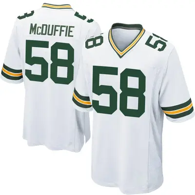 Men's Game Isaiah McDuffie Green Bay Packers White Jersey