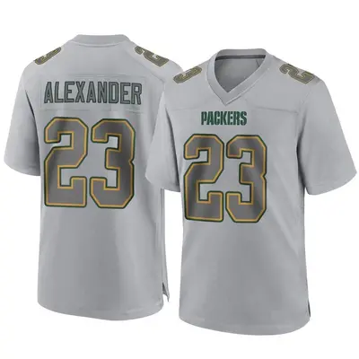 Men's Game Jaire Alexander Green Bay Packers Gray Atmosphere Fashion Jersey