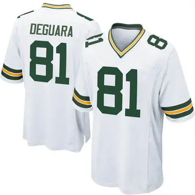 Men's Game Josiah Deguara Green Bay Packers White Jersey