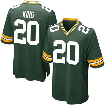 Men's Game Kevin King Green Bay Packers Green Team Color Jersey