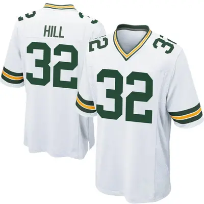 Men's Game Kylin Hill Green Bay Packers White Jersey