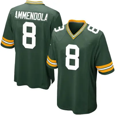 Men's Game Matt Ammendola Green Bay Packers Green Team Color Jersey