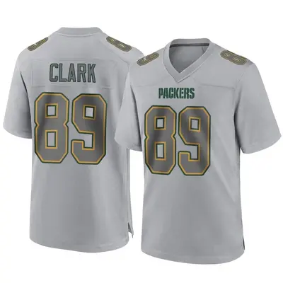 Men's Game Michael Clark Green Bay Packers Gray Atmosphere Fashion Jersey