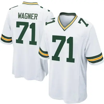 Men's Game Rick Wagner Green Bay Packers White Jersey