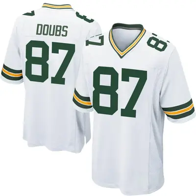 Men's Game Romeo Doubs Green Bay Packers White Jersey