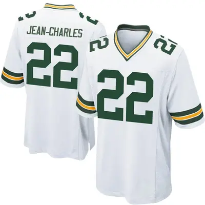 Men's Game Shemar Jean-Charles Green Bay Packers White Jersey