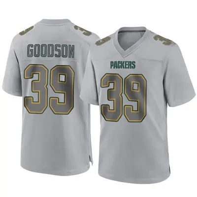 Men's Game Tyler Goodson Green Bay Packers Gray Atmosphere Fashion Jersey