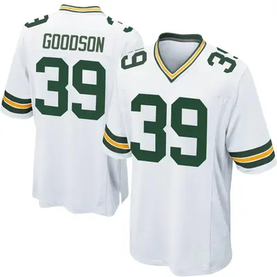 Men's Game Tyler Goodson Green Bay Packers White Jersey