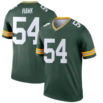 Men's Legend A.J. Hawk Green Bay Packers Green Jersey