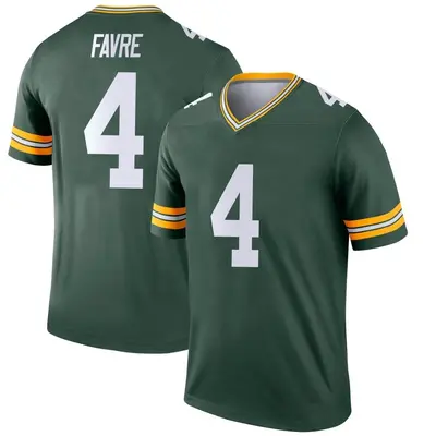 Men's Legend Brett Favre Green Bay Packers Green Jersey
