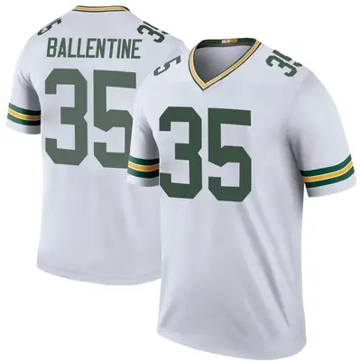 Men's Legend Corey Ballentine Green Bay Packers White Color Rush Jersey