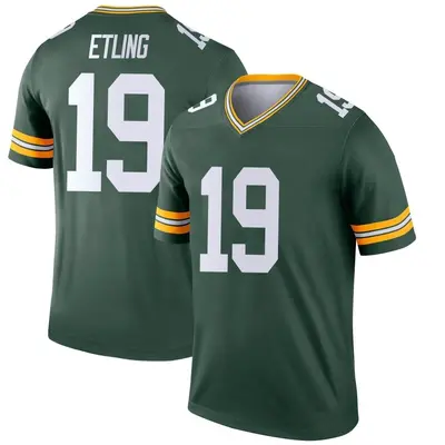 Men's Legend Danny Etling Green Bay Packers Green Jersey