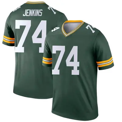 Men's Legend Elgton Jenkins Green Bay Packers Green Jersey