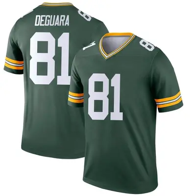 Men's Legend Josiah Deguara Green Bay Packers Green Jersey