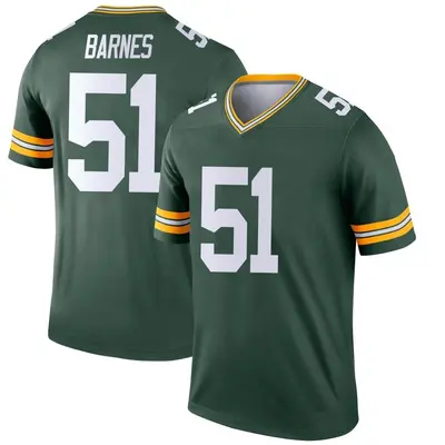 Men's Legend Krys Barnes Green Bay Packers Green Jersey