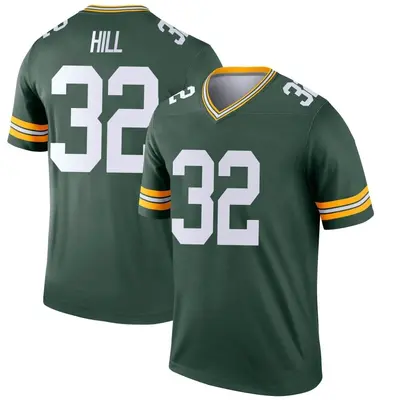 Men's Legend Kylin Hill Green Bay Packers Green Jersey