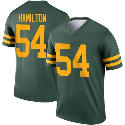 Men's Legend LaDarius Hamilton Green Bay Packers Green Alternate Jersey