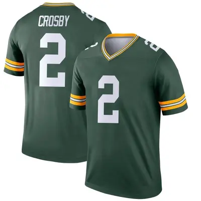 Men's Legend Mason Crosby Green Bay Packers Green Jersey
