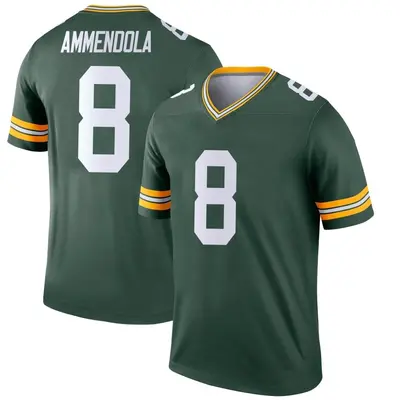 Men's Legend Matt Ammendola Green Bay Packers Green Jersey