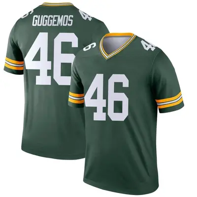 Men's Legend Nick Guggemos Green Bay Packers Green Jersey