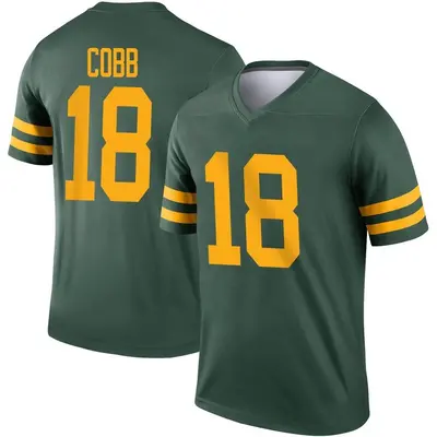 Men's Legend Randall Cobb Green Bay Packers Green Alternate Jersey