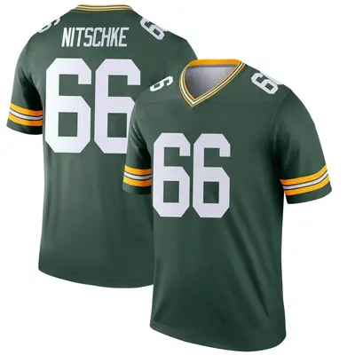 Men's Legend Ray Nitschke Green Bay Packers Green Jersey