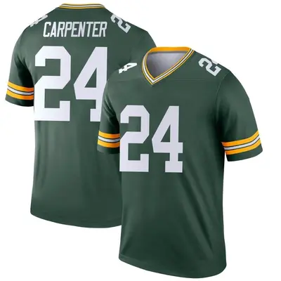 Men's Legend Tariq Carpenter Green Bay Packers Green Jersey
