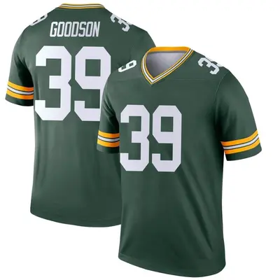 Men's Legend Tyler Goodson Green Bay Packers Green Jersey