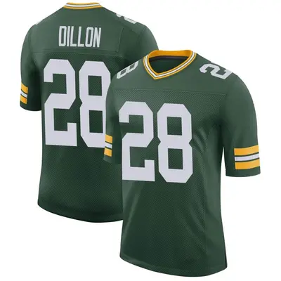Men's Limited AJ Dillon Green Bay Packers Green Classic Jersey