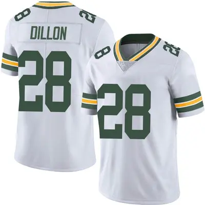 Men's Limited AJ Dillon Green Bay Packers White Vapor Untouchable Jersey