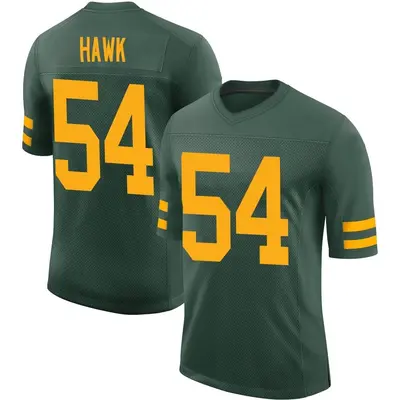 Men's Limited A.J. Hawk Green Bay Packers Green Alternate Vapor Jersey