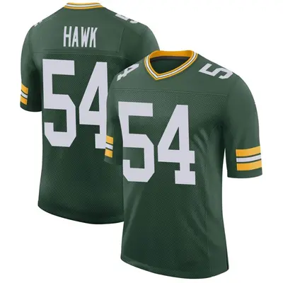 Men's Limited A.J. Hawk Green Bay Packers Green Classic Jersey