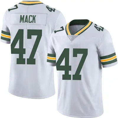 Men's Limited Alize Mack Green Bay Packers White Vapor Untouchable Jersey