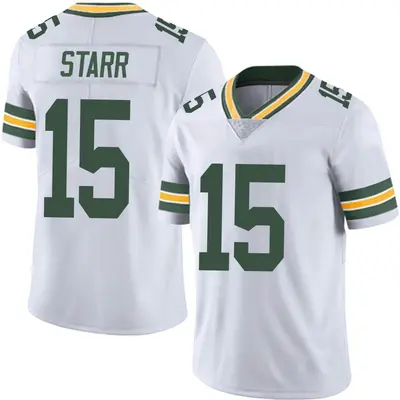 Men's Limited Bart Starr Green Bay Packers White Vapor Untouchable Jersey