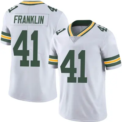 Men's Limited Benjie Franklin Green Bay Packers White Vapor Untouchable Jersey