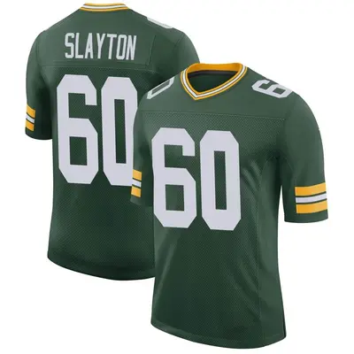 Men's Limited Chris Slayton Green Bay Packers Green Classic Jersey