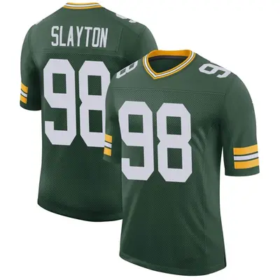 Men's Limited Chris Slayton Green Bay Packers Green Classic Jersey