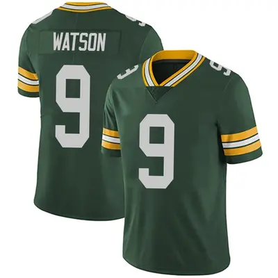 Men's Limited Christian Watson Green Bay Packers Green Team Color Vapor Untouchable Jersey
