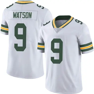 Men's Limited Christian Watson Green Bay Packers White Vapor Untouchable Jersey