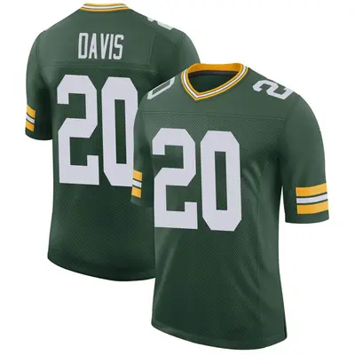 Men's Limited Danny Davis Green Bay Packers Green Classic Jersey