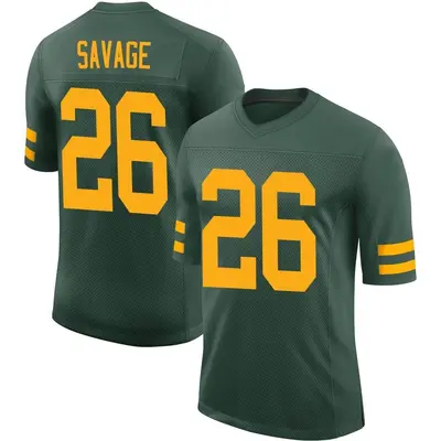 Men's Limited Darnell Savage Green Bay Packers Green Alternate Vapor Jersey