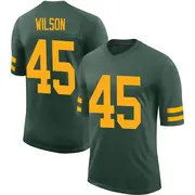 Men's Limited Eric Wilson Green Bay Packers Green Alternate Vapor Jersey