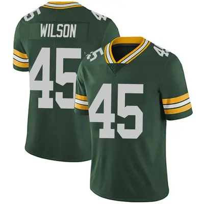 Men's Limited Eric Wilson Green Bay Packers Green Team Color Vapor Untouchable Jersey